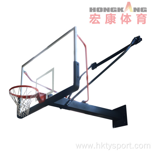Hongkang Good Price Tempered Glass Backboard Basketball Stand